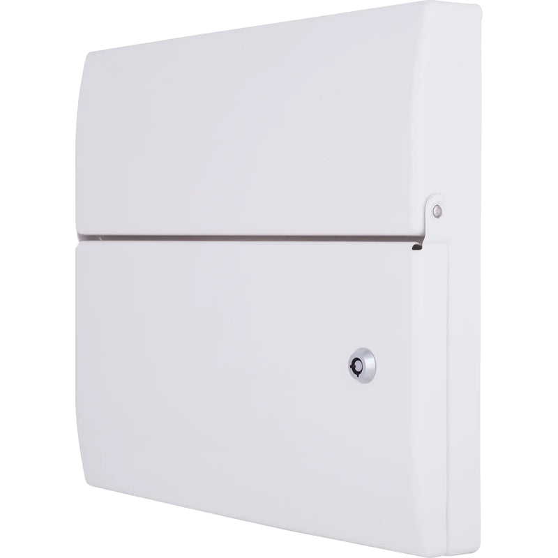 BG Circuit Protection Front Panels - 9 Module, lockable cover with barrel lock