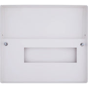 BG Circuit Protection Front Panels - 9 Module, lockable cover with barrel lock
