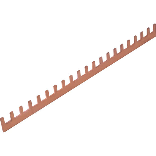 BG Circuit Protection Kits Replacement Parts - 21 way copper fork busbar (can be easily cut to size)