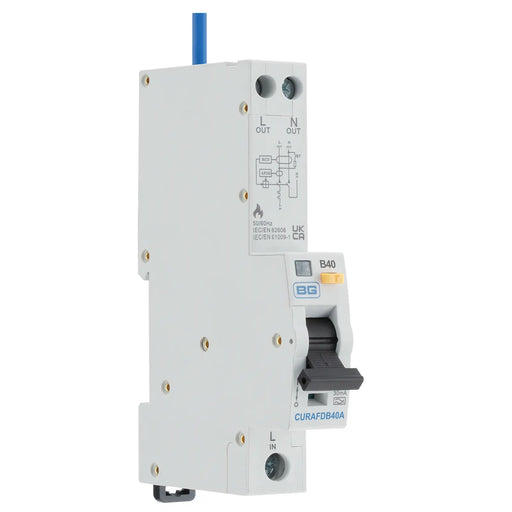 BG Circuit Protection AFDD - Unidirectional 40A AFDD combined RCBO B Curve Type A