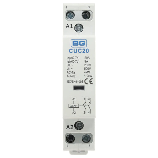 BG Circuit Protection Control Devices - Contactor 20A double pole