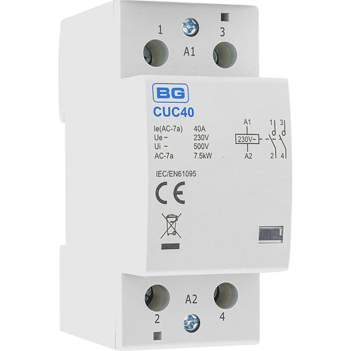 BG Circuit Protection Control Devices - Contactor 40A double pole