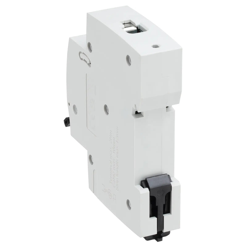 BG Circuit Protection MCB - Bidirectional 20A, B Curve, MCB, Single Pole, 6kA,1 module