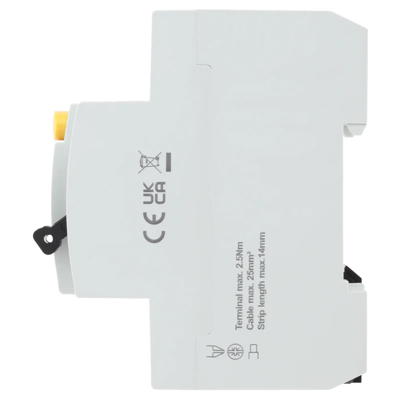 BG Circuit Protection RCD - Type A, Bidirectional RCD, Double Pole, 80A, 30mA, 2 module