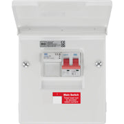 BG Circuit Protection Fuse Switch - 4 module, 100A Main Switch