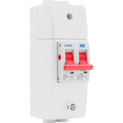 BG Circuit Protection IP20 Non Weatherproof - 2 module, 2 way, 100A Main Switch