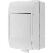 BG Circuit Protection IP65 Weatherproof - 5 module, 3 way, 63A Type A RCD, 1 MCB