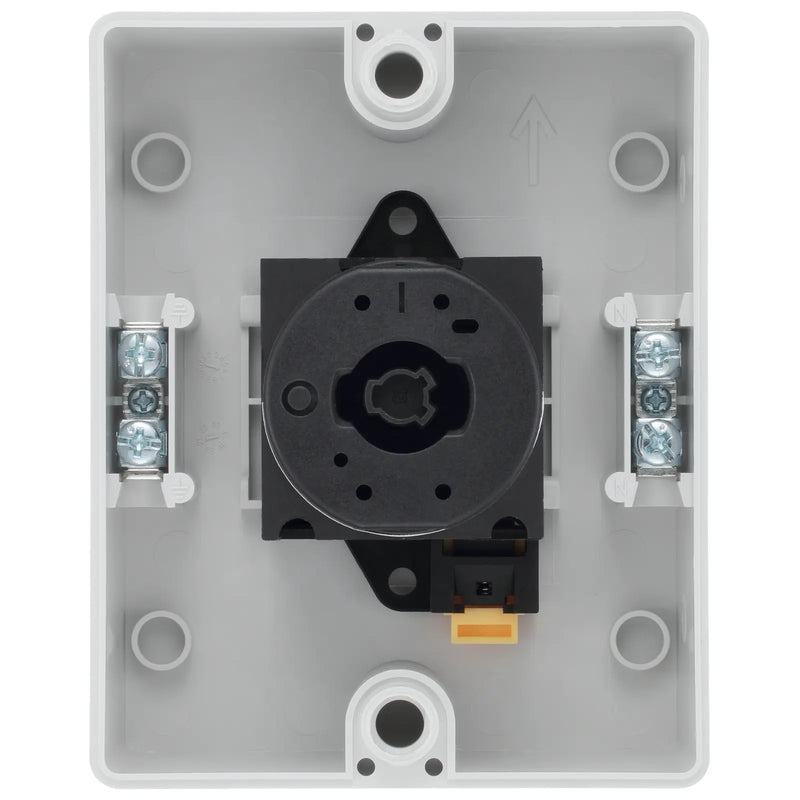 BG Circuit Protection Rotary Isolator 2 Pole - 20A, 2-Pole AC, Rotary Isolator