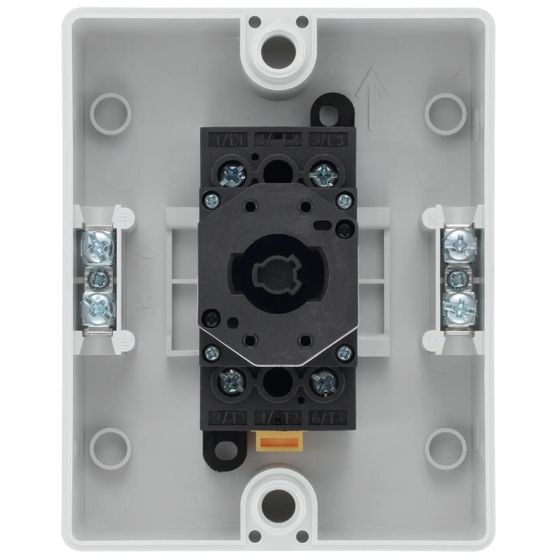 BG Circuit Protection Rotary Isolator 4 Pole - 25A, 4-Pole AC, Rotary Isolator