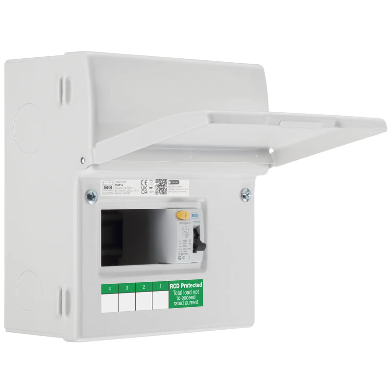 BG Circuit Protection Dual RCD - 6 module, 4 way, 100A Type A RCD