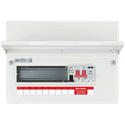 BG Circuit Protection Main Switch SPD - 12 module, 8 way, 100A Main Switch, Type 2 SPD