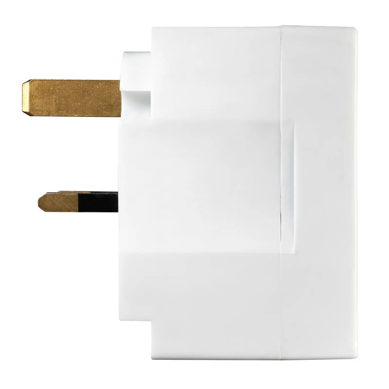 Masterplug Basic - 3 Sockets, 13A, White