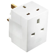 Masterplug Basic - 3 Sockets, 13A, White