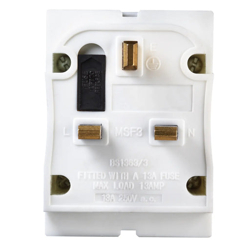 Masterplug Basic - 3 Sockets, 13A, White