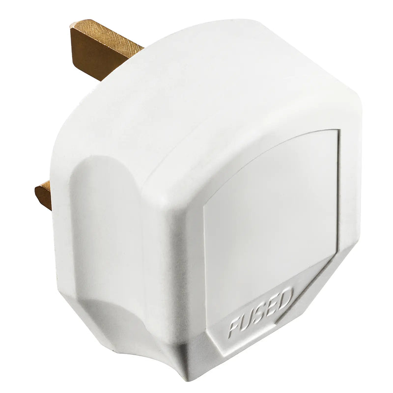 Masterplug Basic - 13A, White