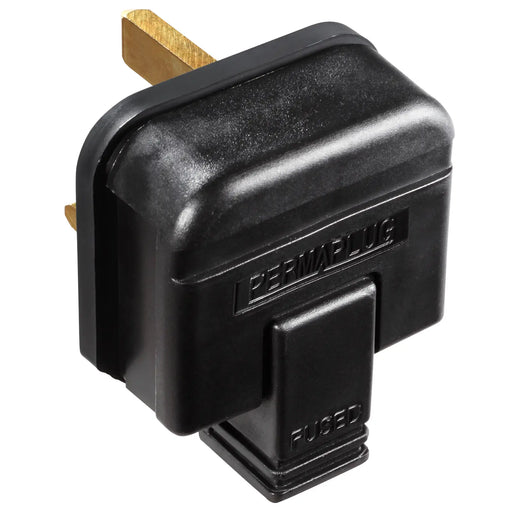 Masterplug Basic - 13A, Black