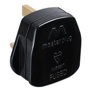 Masterplug Basic - 13A, Black