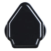 Masterplug Basic - Round Pin, 5A, Black