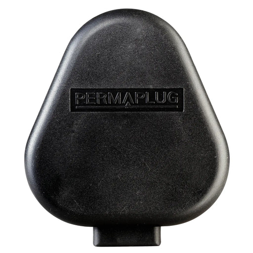 Masterplug Basic - Round Pin, 15A, Black