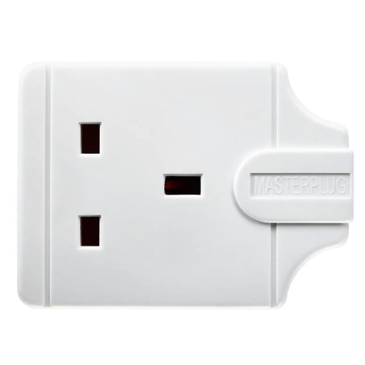 Masterplug Basic - 1 Socket, 13A, White