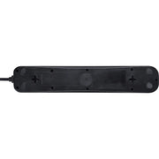 Masterplug High Gloss USB - 2 x USB A, 4 Sockets, 2m, 13A, Gloss Black