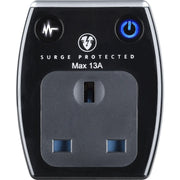 Masterplug High Gloss USB - 2 x USB A, 13A, Gloss Black