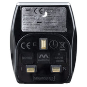 Masterplug High Gloss USB - 2 x USB A, 13A, Gloss Black
