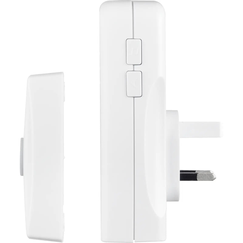 Masterplug Home - 30m, Plug-InWhite + Grey