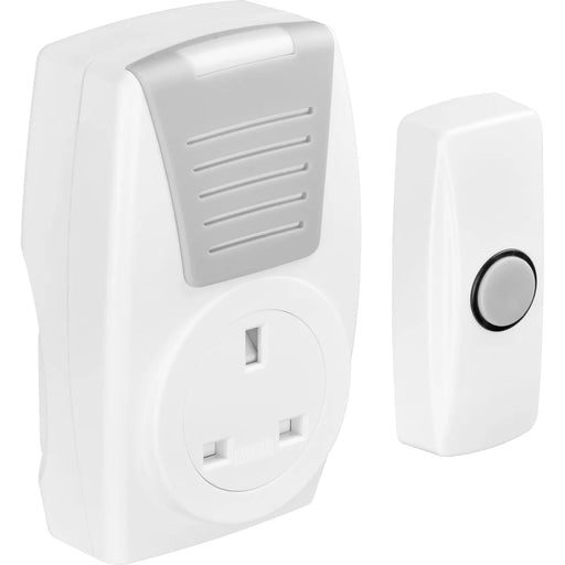 Masterplug Home - 100m, Plug-ThroughWhite + Grey