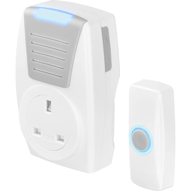 Masterplug Home - 100m, Plug-ThroughWhite + Grey