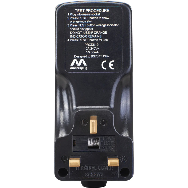 Masterplug Outdoor - Plug, 13A, Black