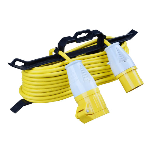 Masterplug Site - 1 Socket, 15m, 16A, Yellow