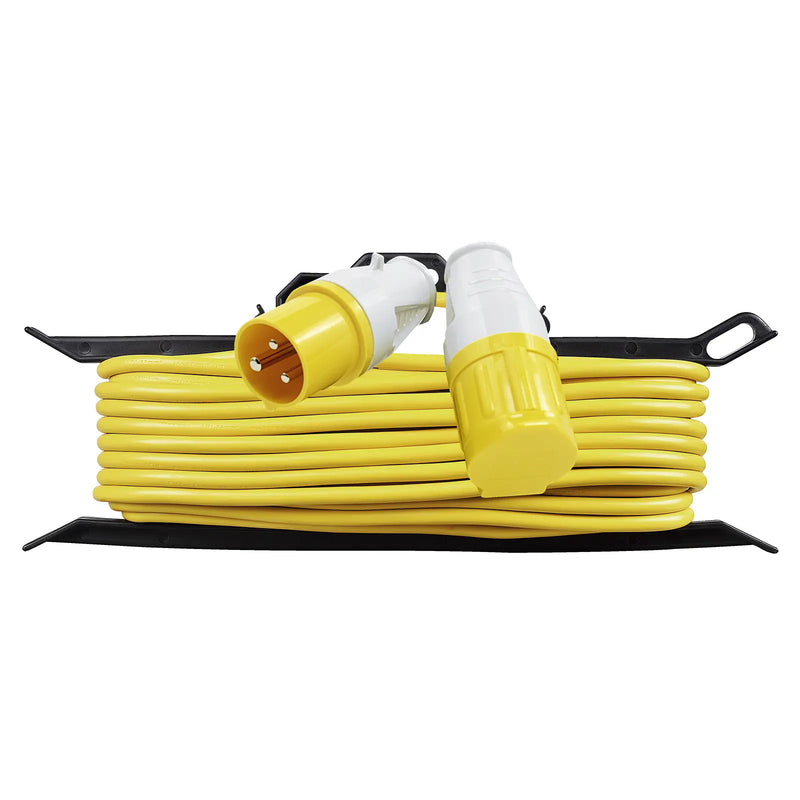 Masterplug Site - 1 Socket, 15m, 16A, Yellow
