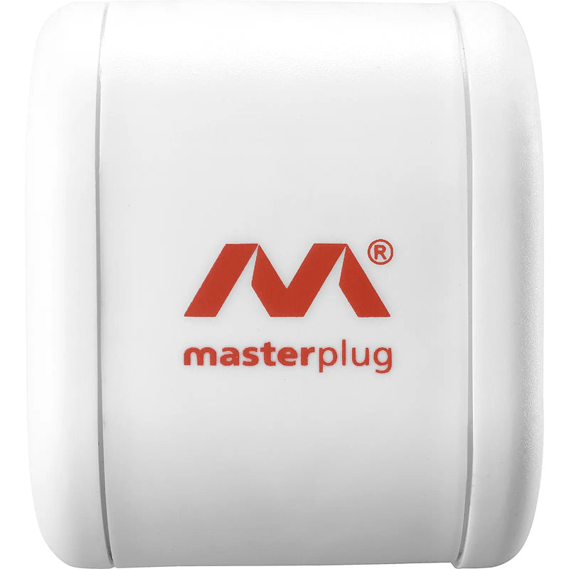 Masterplug Surge - 10 Sockets, 1m, 13A, White