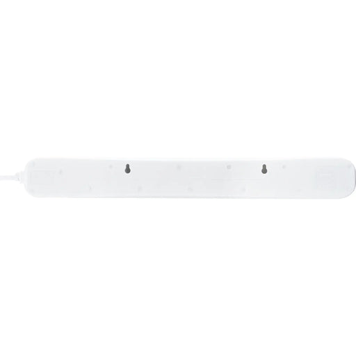 Masterplug Switched - 6 Sockets, 2m, 13A, White