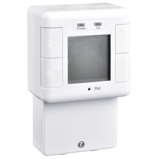 Masterplug Timer - 7 Day - Wired, White