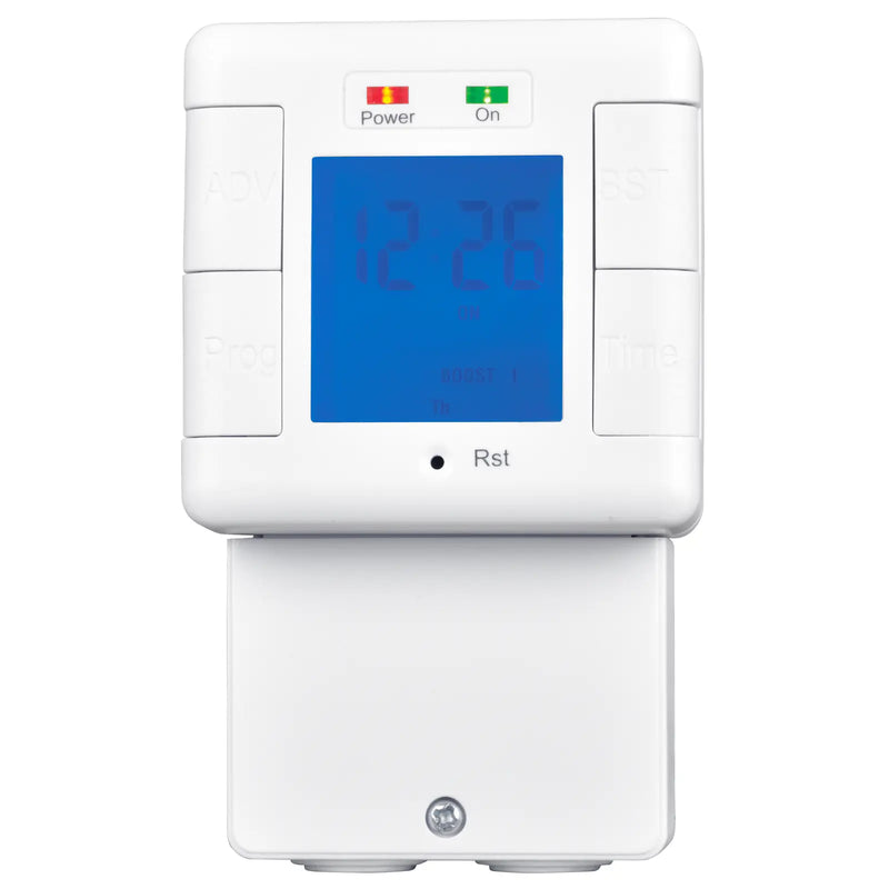 Masterplug Timer - 7 Day - Wired, White