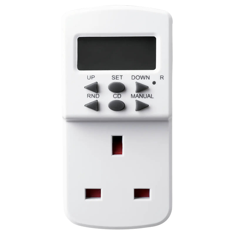 Masterplug Timer - 7 Day, White