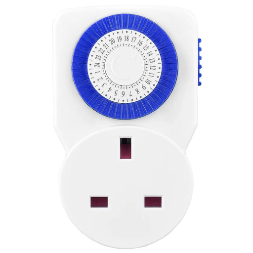 Masterplug Timer - 24 Hour, White - 3 Pack