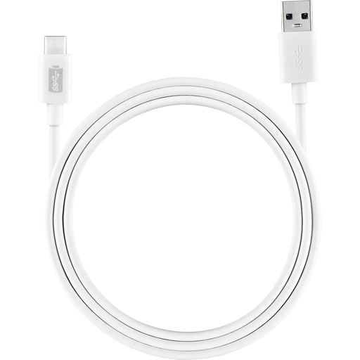 Masterplug USB - USB A to C, 1m, 18W, 5GBPS, White