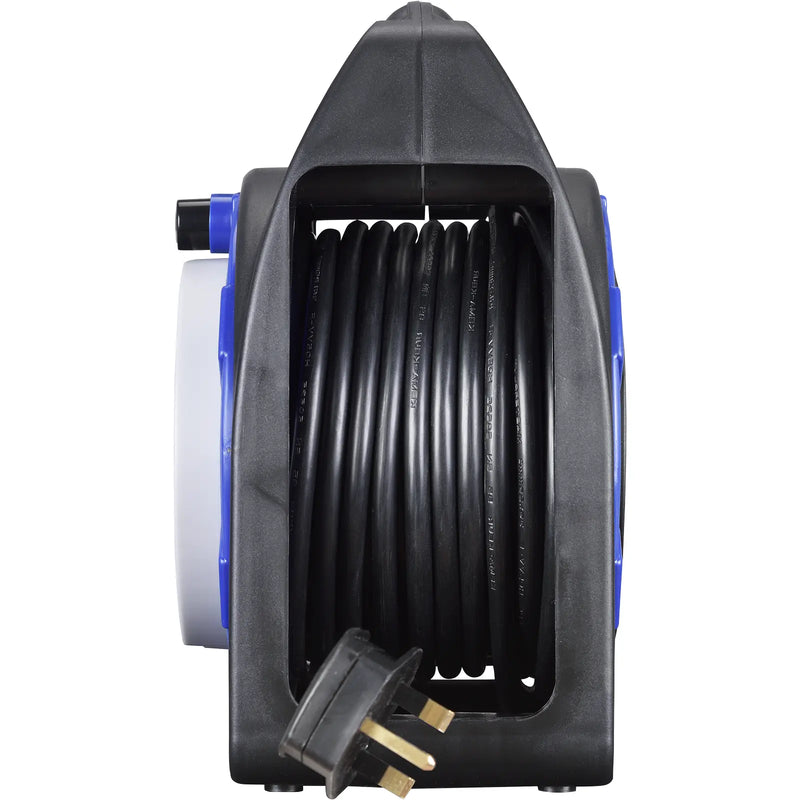 Masterplug Work - 15m, 4 Sockets, 13A, Blue