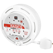 Masterplug Work - 4m, 4 Sockets, 13A, White
