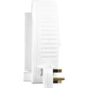 Masterplug Work - 4m, 4 Sockets, 13A, White