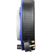 Masterplug Work - 10m, 4 Sockets, 10A, Blue