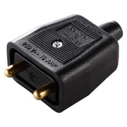 Masterplug Work - 2 Pin Connector, 10A, Black