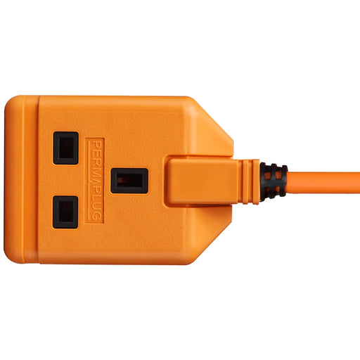 Masterplug Work - 1 Socket, 10m, 13A, Orange