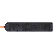 Masterplug Work - 4 Sockets, 2m, 13A, Orange