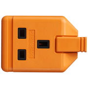 Masterplug Work - 1 Socket, 13A, Orange