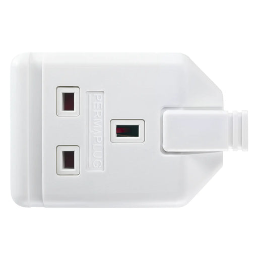 Masterplug Work - 1 Socket, 13A, White