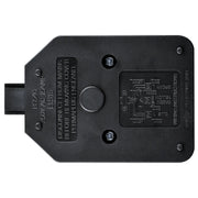 Masterplug Work - 1 Socket, 15A, Black